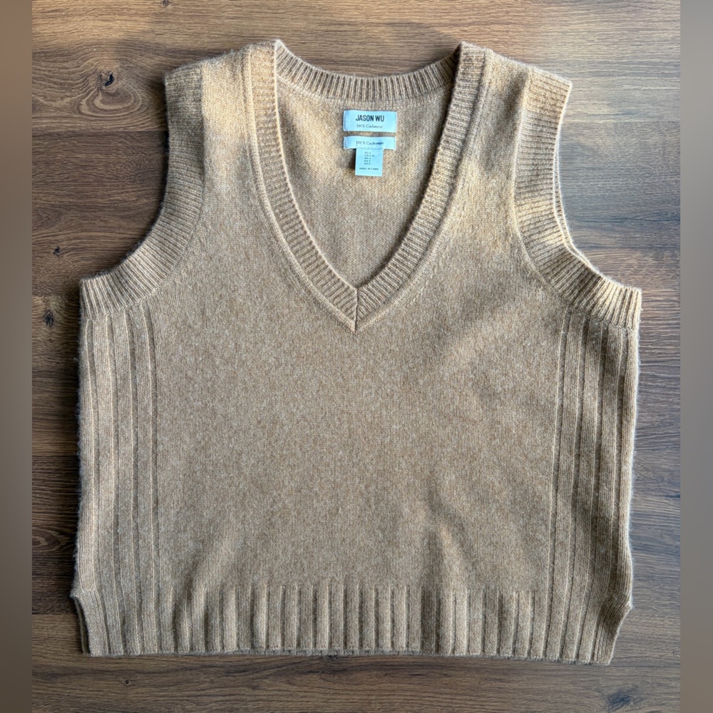 Jason Wu Tan / Caramel Cashmere Sweater Vest
